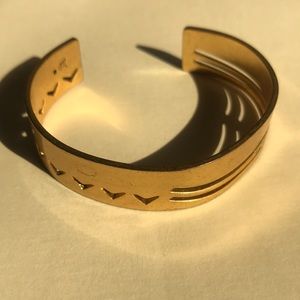Madewell brass cutout cuff